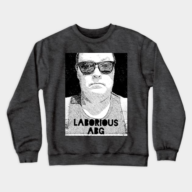 Overalls and eyebrow Crewneck Sweatshirt by Laborious ABG